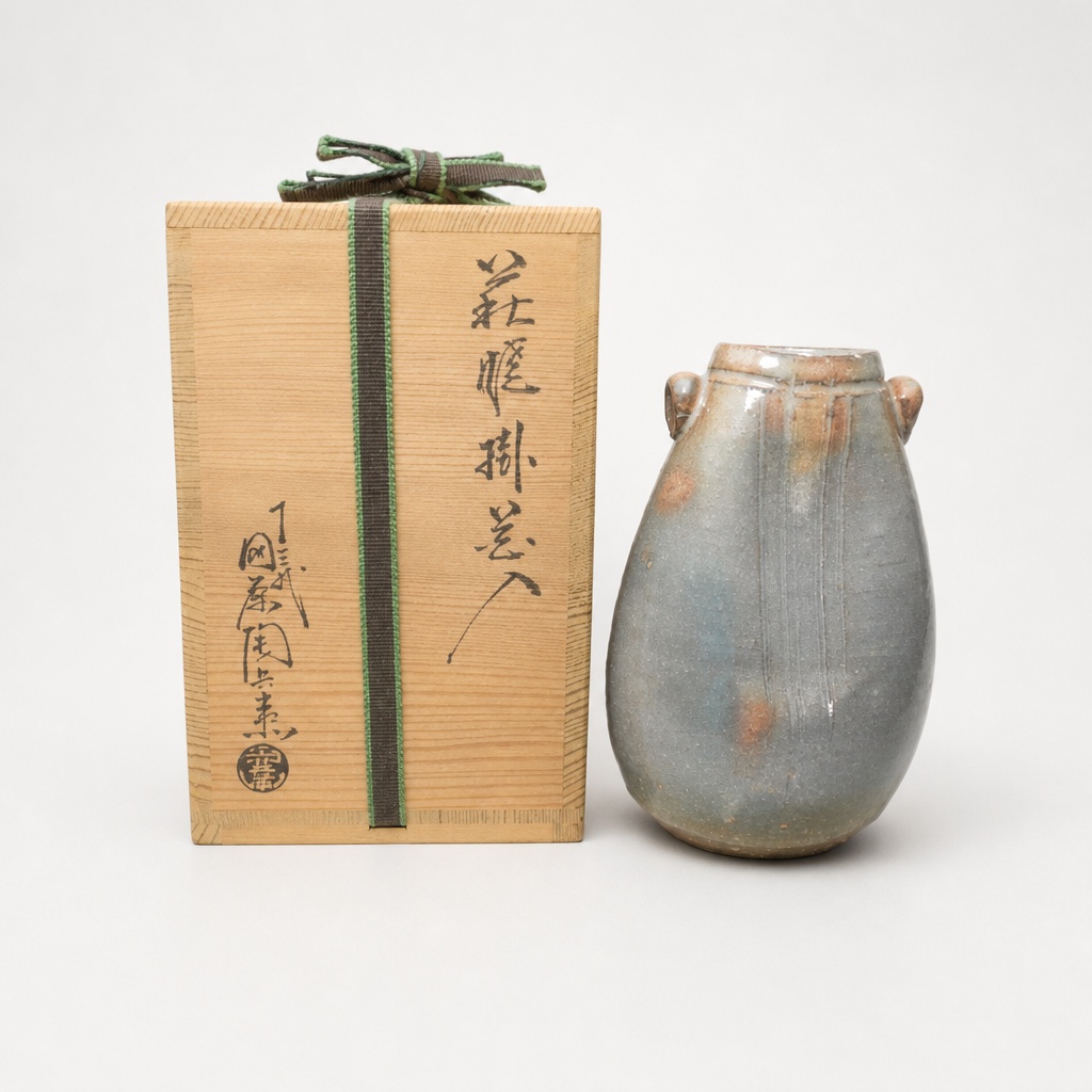 Tahara Toubee Hagi Ware Flower Vase 13th Generation - 1