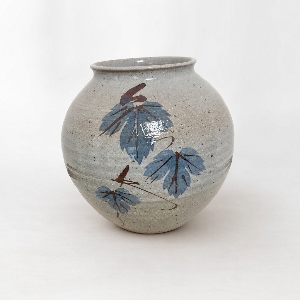 Koyamaji Ware Katsumi Eguchi Washi-zome Vase - 1