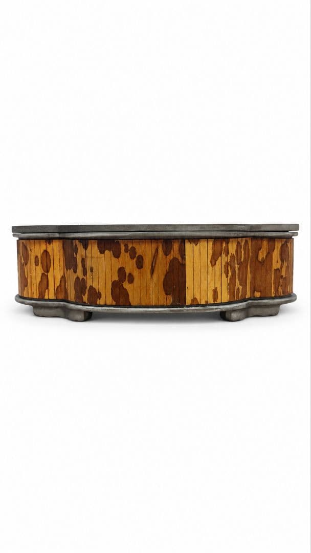 Bamboo Tray Sencha Tea Ceremony Utensil Rinka Shape - 1