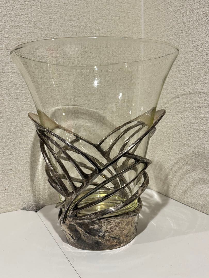 Glass Champagne Wine Cooler Bottle Holder - 1