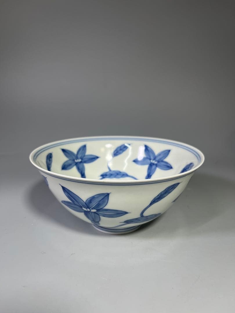 Ming Dynasty Blue And White Floral Teacup Da Ming Chenghua Nian Zhi Mark - 1