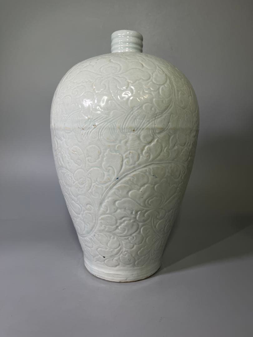 Song Dynasty Qingbai Carved Meiping Vase Chinese Porcelain - 1