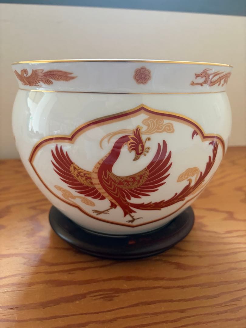 Okuraen Shishin Suzaku Byakko Flower Vase - 1