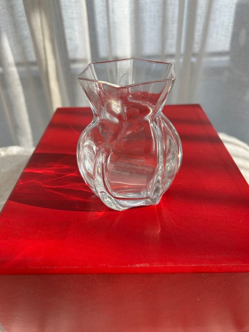 Baccarat Corolles Crystal Glass Vase Clear - 1