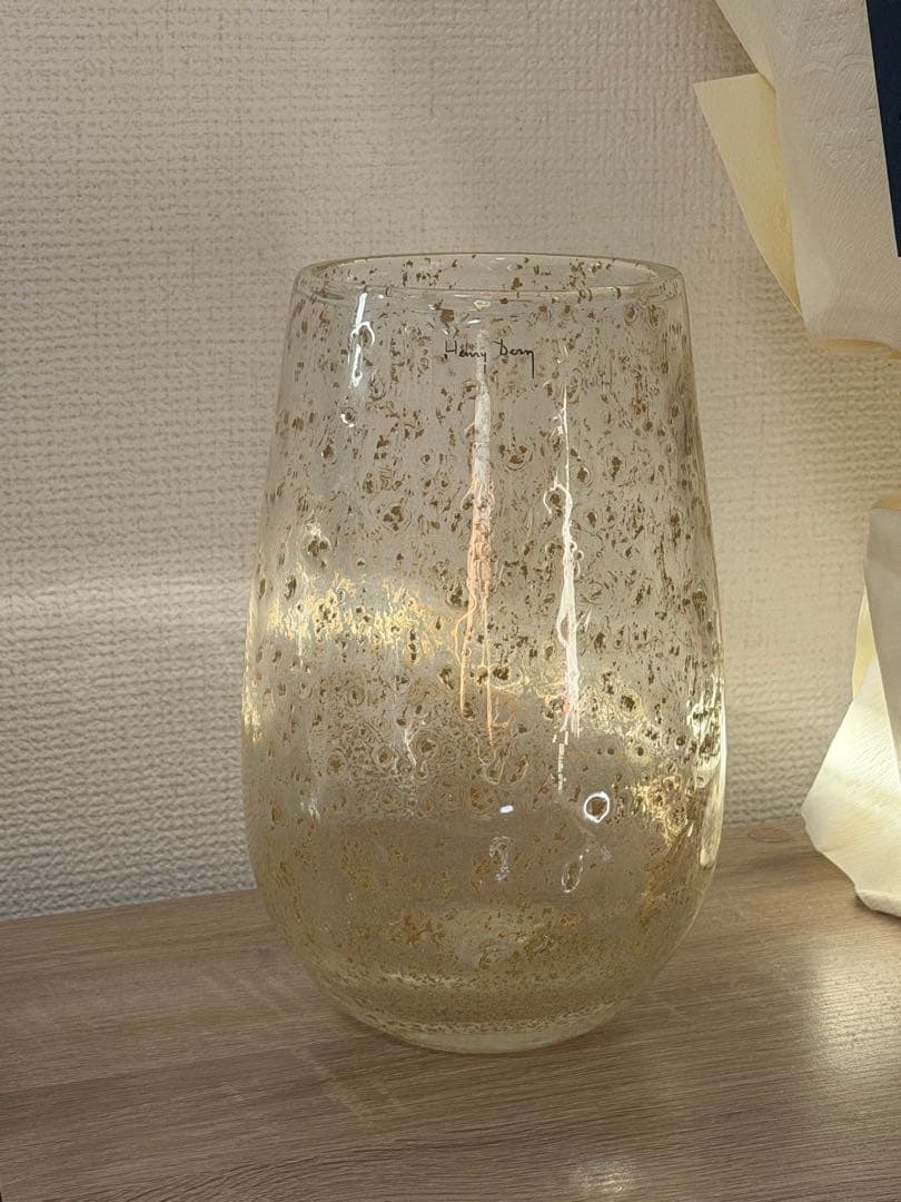Henry Dean Stromboli S Glass Flower Vase Handmade In Eu - 1